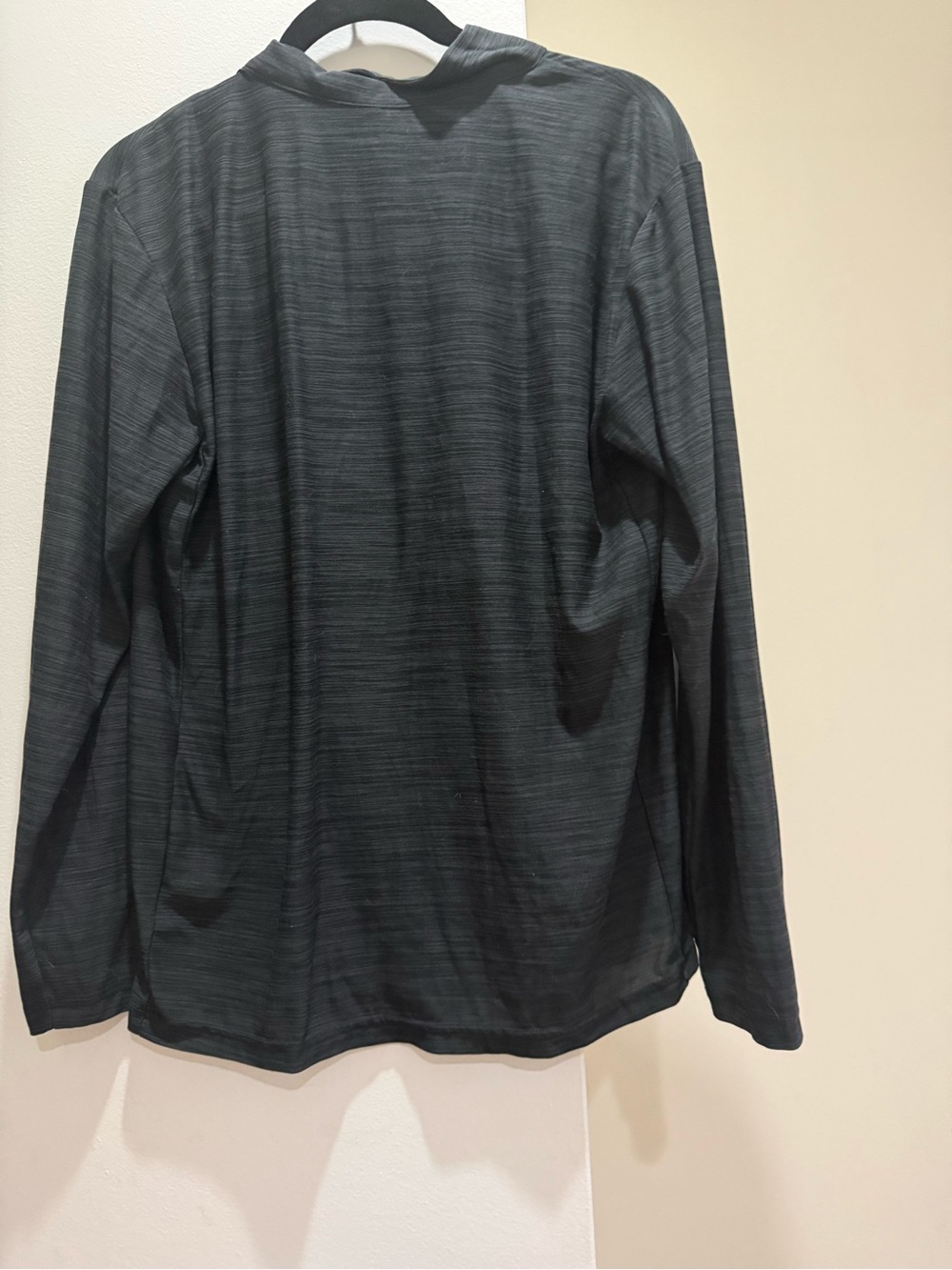 Nike Men's Gray Heathered Quarter-Zip Performance Jacket, size M - Picture 3 of 5